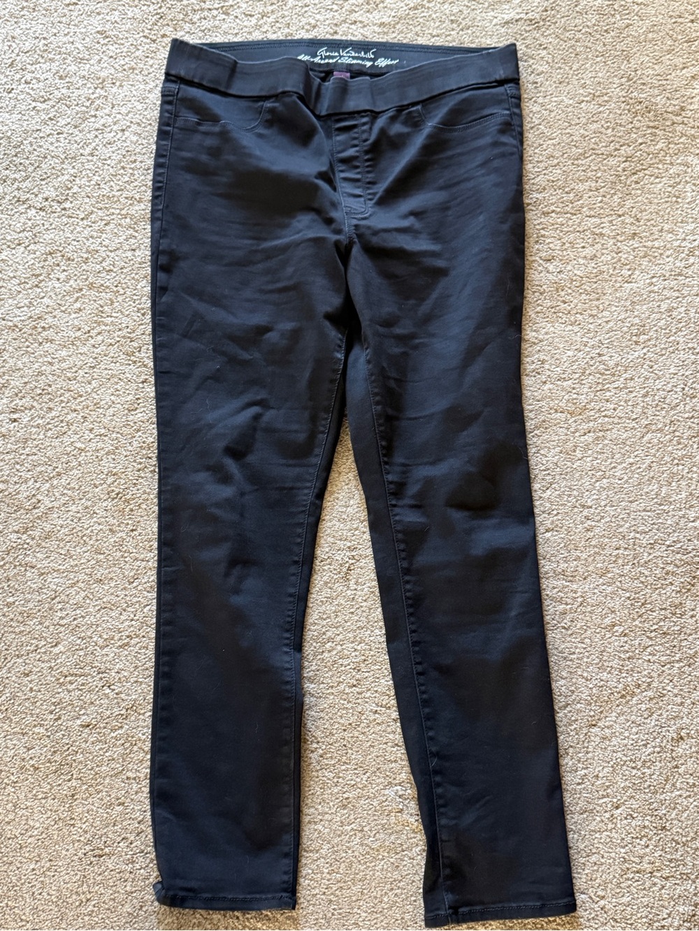 Gloria Vanderbilt Black Slim Stretch Pants